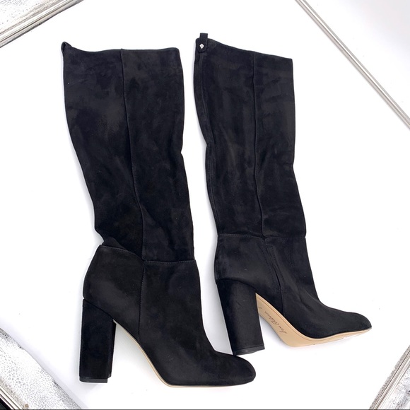 NWOT Sam Edelman Caprice Suede Knee-High Boot - Picture 2 of 15